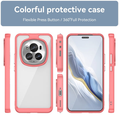 For Honor Magic6 Pro 5G Colorful Series Acrylic Hybrid TPU Phone Case(Red) - Honor Cases by PMC Jewellery | Online Shopping South Africa | PMC Jewellery | Buy Now Pay Later Mobicred