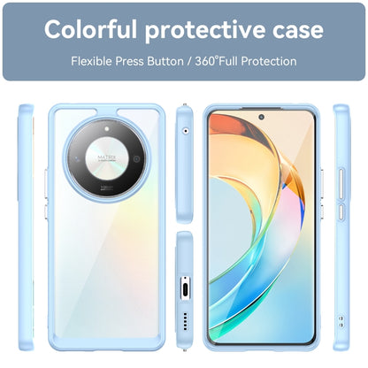 For Honor X9b Colorful Series Acrylic Hybrid TPU Phone Case(Blue) - Honor Cases by PMC Jewellery | Online Shopping South Africa | PMC Jewellery | Buy Now Pay Later Mobicred