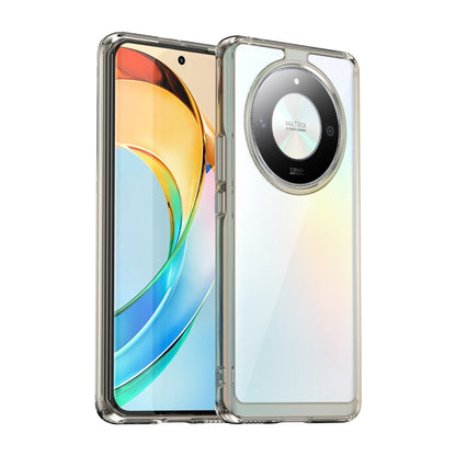 For Honor X50 Colorful Series Acrylic Hybrid TPU Phone Case(Transparent Grey) - Honor Cases by PMC Jewellery | Online Shopping South Africa | PMC Jewellery | Buy Now Pay Later Mobicred