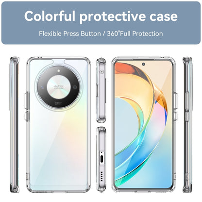 For Honor X50 Colorful Series Acrylic Hybrid TPU Phone Case(Transparent) - Honor Cases by PMC Jewellery | Online Shopping South Africa | PMC Jewellery | Buy Now Pay Later Mobicred