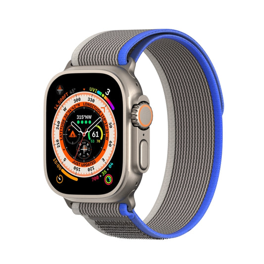 For Apple Watch 2 42mm DUX DUCIS YJ Series Nylon Watch Band(Blue) - Watch Bands by DUX DUCIS | Online Shopping South Africa | PMC Jewellery | Buy Now Pay Later Mobicred