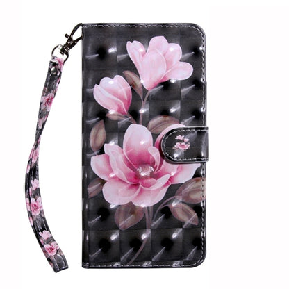 For Google Pixel 9 Pro 3D Painted Pattern Leather Phone Case(Pink Flower) - Google Cases by PMC Jewellery | Online Shopping South Africa | PMC Jewellery | Buy Now Pay Later Mobicred