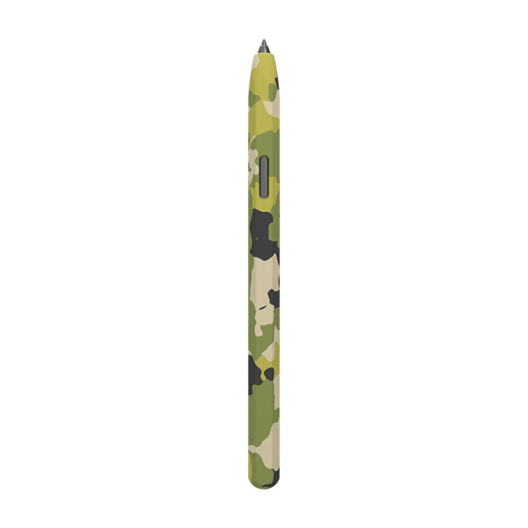 For Samsung Galaxy Tab S6 Lite LOVE MEI Camouflage Silicone Protective Pen Case(Green) - Pencil Accessories by LOVE MEI | Online Shopping South Africa | PMC TechLife | Buy Now Pay Later Mobicred