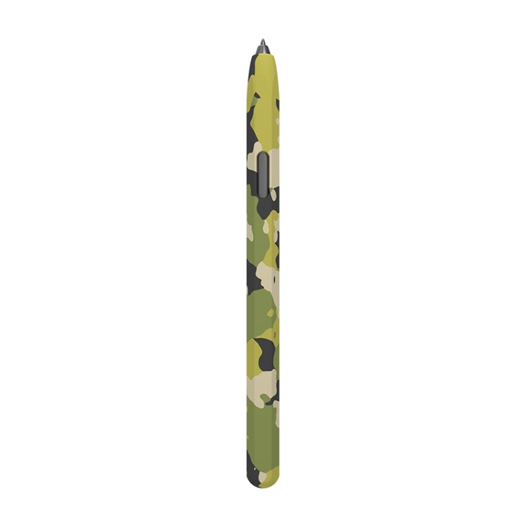 For Samsung Galaxy Tab S7 LOVE MEI Camouflage Silicone Protective Pen Case(Green) - Pencil Accessories by LOVE MEI | Online Shopping South Africa | PMC TechLife | Buy Now Pay Later Mobicred