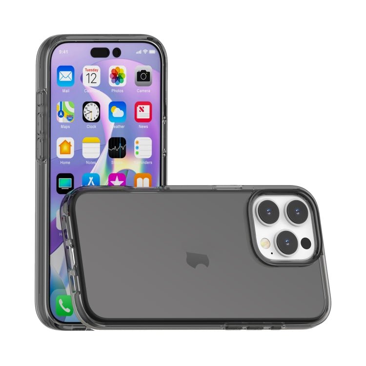 For iPhone 16 Pro Shockproof Terminator Transparent Phone Case(Grey) - free shipping - PMC TechLife - Order now!