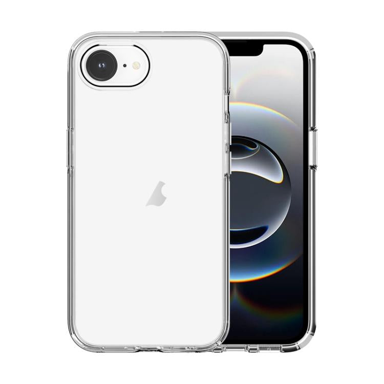 For iPhone 16e Shockproof Terminator Transparent Phone Case(Transparent) - iPhone 16e Cases by PMC TechLife | Online Shopping South Africa | PMC TechLife | Buy Now Pay Later Mobicred
