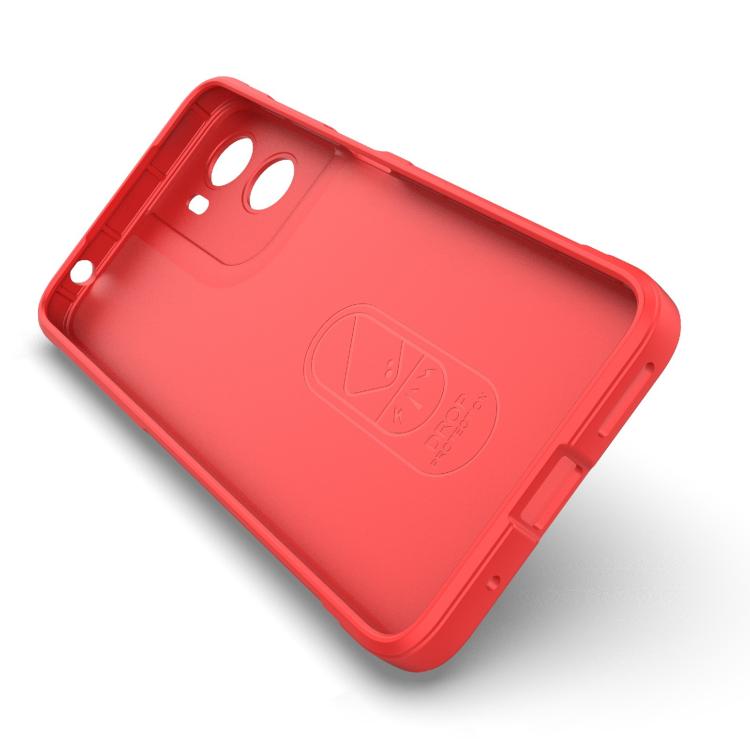 For Motorola Moto G05 4G / E15 Magic Shield TPU + Flannel Phone Case(Red) - free shipping - PMC TechLife - Order now!
