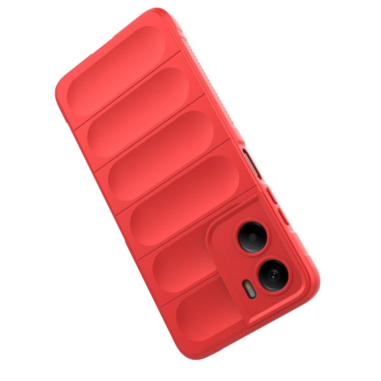 For Motorola Moto G05 4G / E15 Magic Shield TPU + Flannel Phone Case(Red) - free shipping - PMC TechLife - Order now!