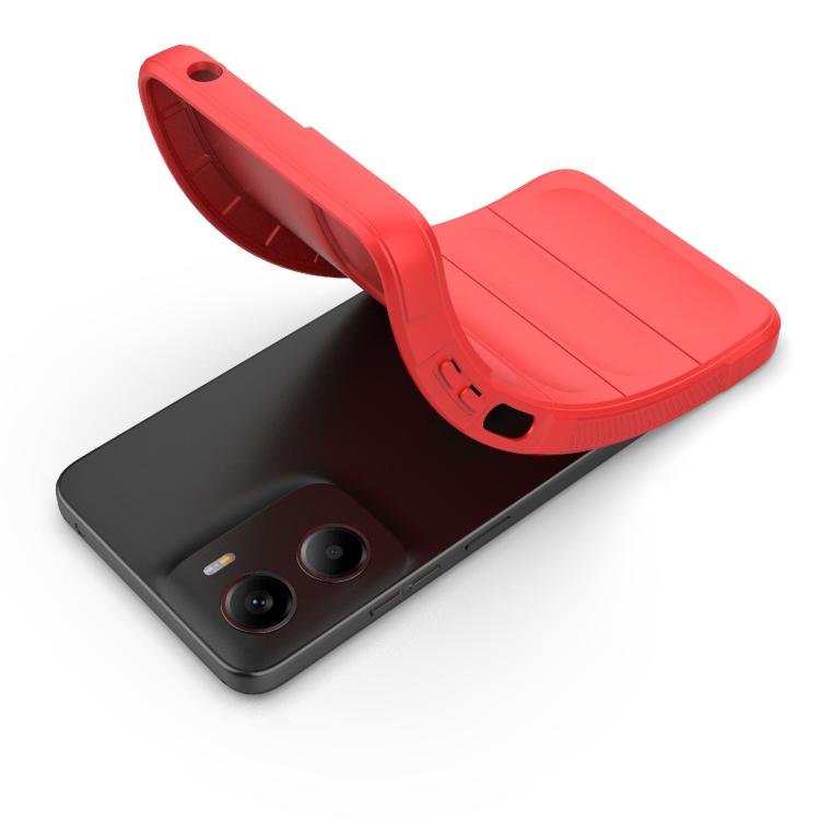 For Motorola Moto G05 4G / E15 Magic Shield TPU + Flannel Phone Case(Red) - free shipping - PMC TechLife - Order now!