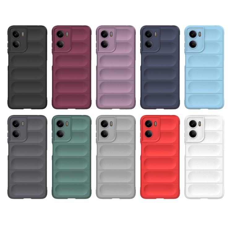 For Motorola Moto G05 4G / E15 Magic Shield TPU + Flannel Phone Case(Red) - free shipping - PMC TechLife - Order now!