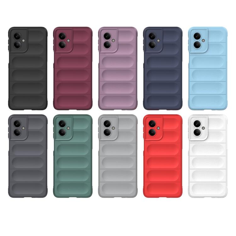 For Motorola Moto G55 5G Global Magic Shield TPU + Flannel Phone Case(Black) - free shipping - PMC TechLife - Order now!