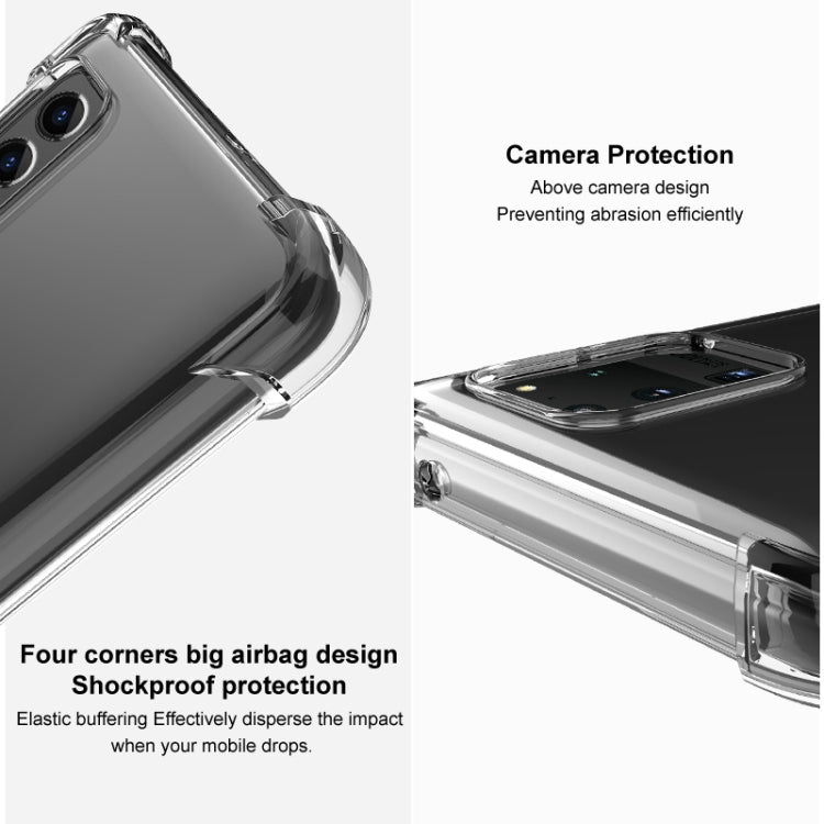 For iPhone 15 Pro Max imak Shockproof Airbag TPU Phone Case(Transparent) - free shipping - PMC Jewellery - Order now!