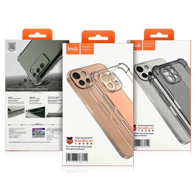 For iPhone 15 Pro Max imak Shockproof Airbag TPU Phone Case(Transparent) - free shipping - PMC Jewellery - Order now!
