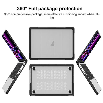 For MacBook Pro 14.2 inch 2023 / 2021 Dot Translucent Laptop Protective Case(Transparent) - MacBook Pro Cases by PMC Jewellery | Online Shopping South Africa | PMC Jewellery | Buy Now Pay Later Mobicred