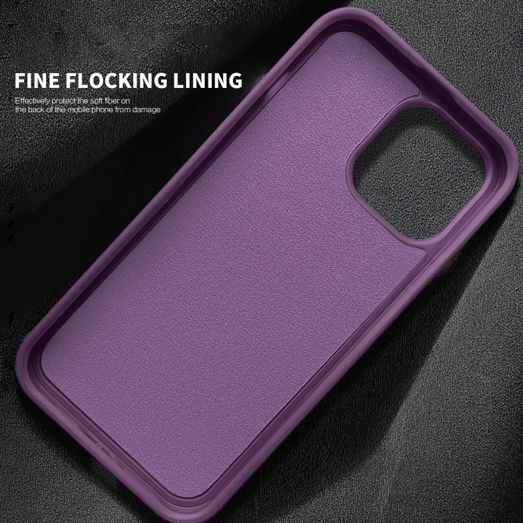 For iPhone 11 MagSafe Magnetic Holder Phone Case(Purple) - iPhone 11 Cases by PMC Jewellery | Online Shopping South Africa | PMC Jewellery | Buy Now Pay Later Mobicred