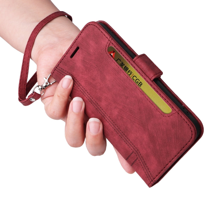 For Samsung Galaxy S24+ BETOPNICE Dual-side Buckle Leather Phone Case(Red) - free shipping - PMC Jewellery - Order now!