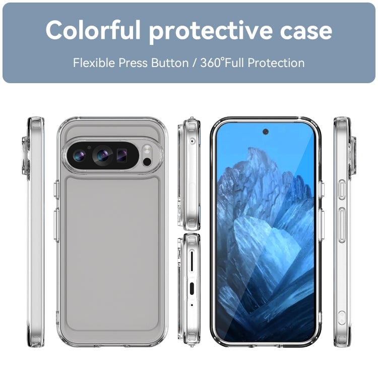 For Google Pixel 9 Candy Series TPU Phone Case(Transparent) - Google Cases by PMC Jewellery | Online Shopping South Africa | PMC Jewellery | Buy Now Pay Later Mobicred