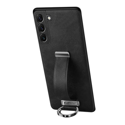 For Samsung Galaxy S24+ 5G SULADA PC + Leather Texture Skin Feel Shockproof Phone Case(Black) - Galaxy S24+ 5G Cases by SULADA | Online Shopping South Africa | PMC Jewellery | Buy Now Pay Later Mobicred