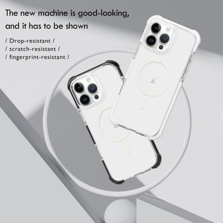 For iPhone 16e Acrylic Magsafe Magnetic Shockproof Phone Case(Blue) - iPhone 16e Cases by PMC TechLife | Online Shopping South Africa | PMC TechLife | Buy Now Pay Later Mobicred