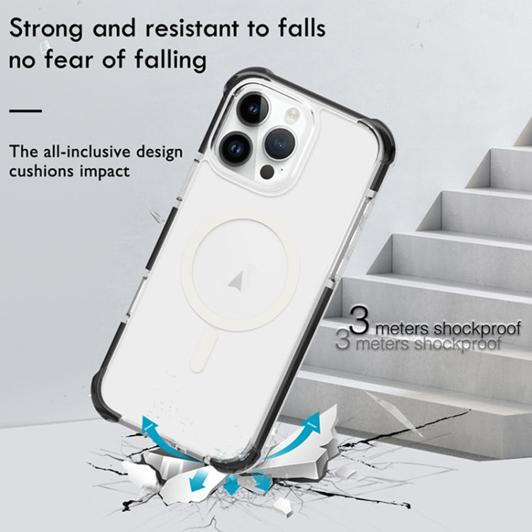 For iPhone 16 Acrylic Magsafe Magnetic Shockproof Phone Case(Transparent) - iPhone 16 Cases by PMC Jewellery | Online Shopping South Africa | PMC Jewellery | Buy Now Pay Later Mobicred