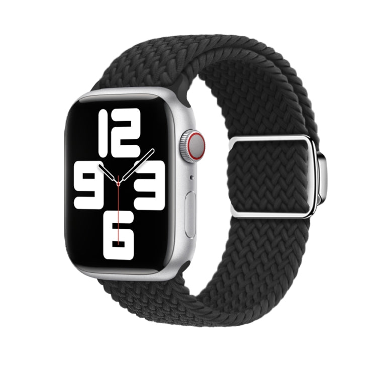 For Apple Watch Ultra 2 49mm Nylon Loop Magnetic Buckle Watch Band(Black) - Watch Bands by PMC Jewellery | Online Shopping South Africa | PMC Jewellery | Buy Now Pay Later Mobicred