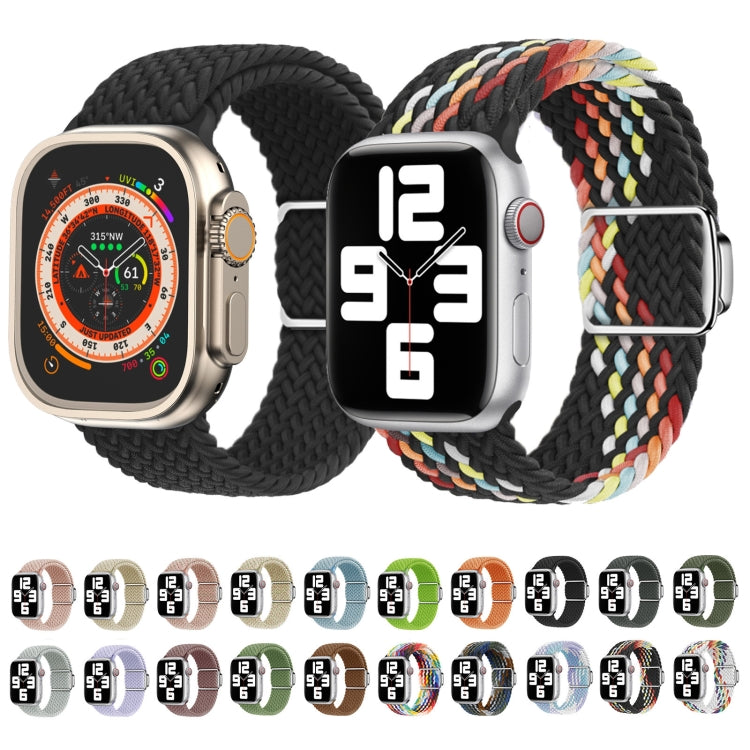 For Apple Watch Ultra 49mm Nylon Loop Magnetic Buckle Watch Band(Black) - free shipping - PMC Jewellery - Order now!