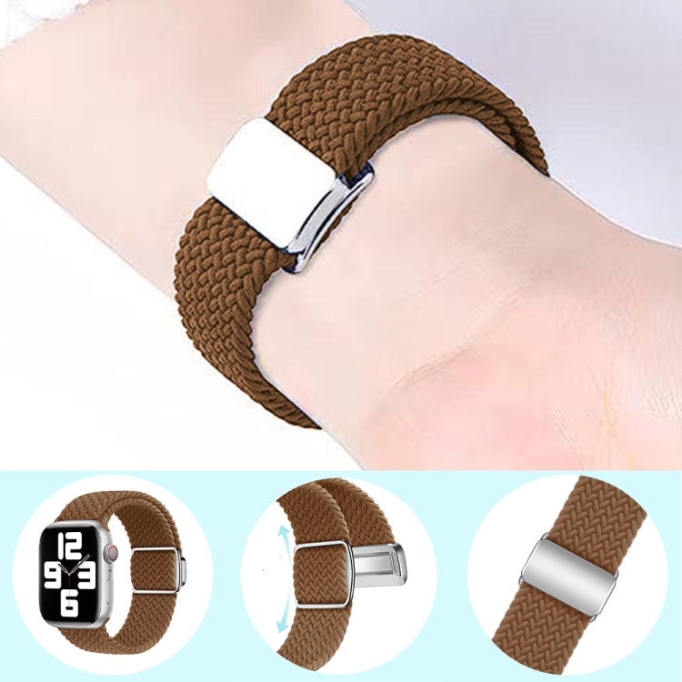 For Apple Watch Ultra 49mm Nylon Loop Magnetic Buckle Watch Band(Black) - free shipping - PMC Jewellery - Order now!