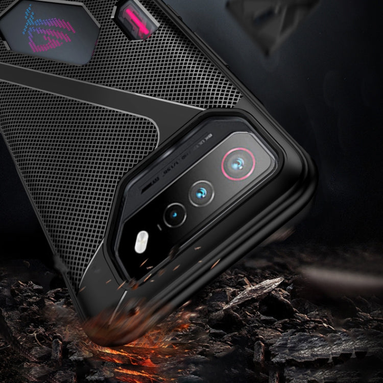 For Asus ROG Phone 7 TPU Shockproof Phone Case(Black) - ASUS Cases by PMC Jewellery | Online Shopping South Africa | PMC Jewellery