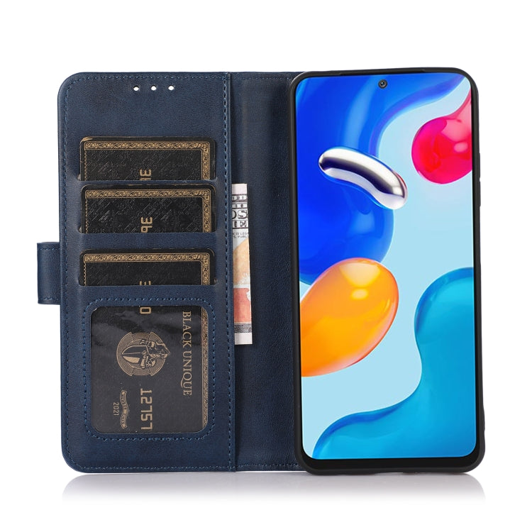 For Honor X7B / Huawei Enjoy 50 Plus Cow Texture Leather Phone Case(Blue) - Honor Cases by PMC Jewellery | Online Shopping South Africa | PMC Jewellery