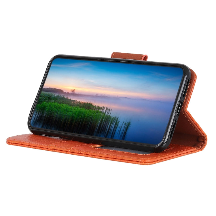 For Honor X9b/X50 5G/Magic6 Lite 5G Nappa Texture Flip Leather Phone Case(Orange) - Honor Cases by PMC TechLife | Online Shopping South Africa | PMC TechLife | Buy Now Pay Later Mobicred
