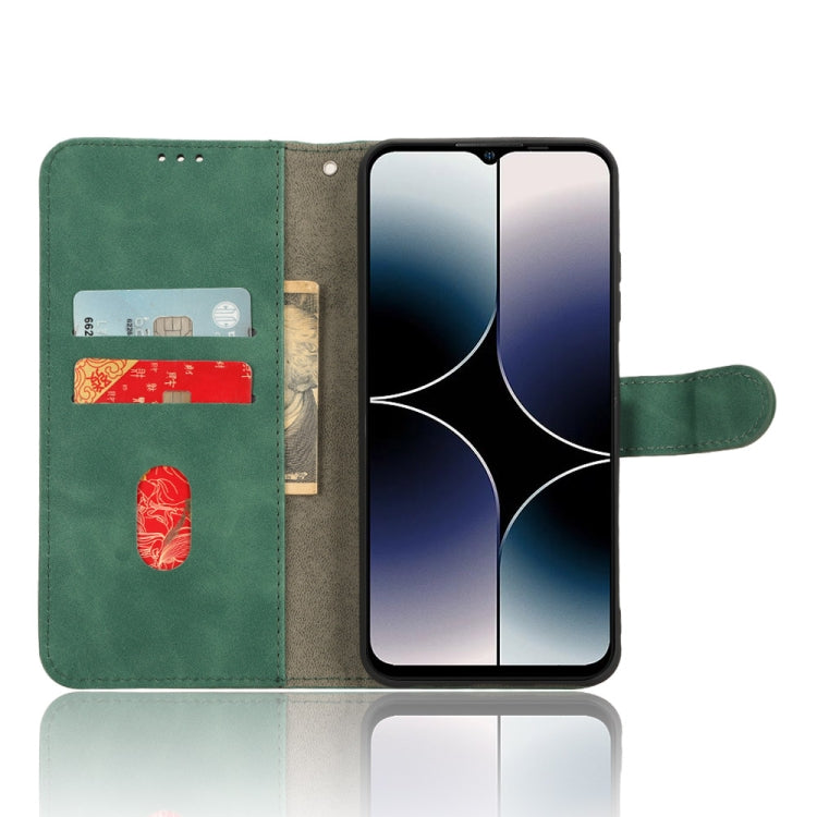 For Ulefone Note 16 Pro Skin Feel Magnetic Flip Leather Phone Case(Green) - free shipping - PMC Jewellery - Order now!