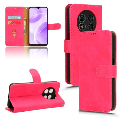 For Ulefone Note 15 Skin Feel Magnetic Flip Leather Phone Case(Rose Red) - Ulefone Cases by PMC Jewellery | Online Shopping South Africa | PMC Jewellery | Buy Now Pay Later Mobicred