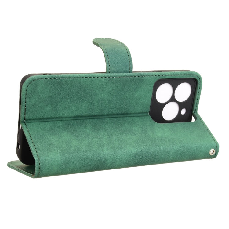 For Ulefone Note 20 Pro Skin Feel Magnetic Flip Leather Phone Case(Green) - Ulefone Cases by PMC Jewellery | Online Shopping South Africa | PMC Jewellery | Buy Now Pay Later Mobicred