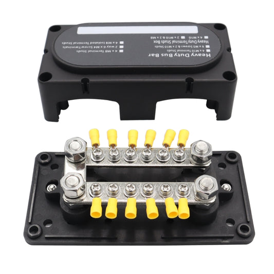 CP-3158 300A 12-48V RV Yacht Modified Double Row 12-way M6 Terminal Busbar with 12pcs Terminals - Booster Cable & Clip by PMC Jewellery | Online Shopping South Africa | PMC Jewellery | Buy Now Pay Later Mobicred