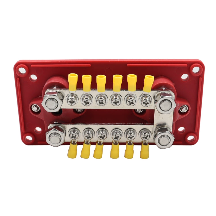 CP-3159 300A 12-48V RV Yacht Modified Double Row 12-way M6 Terminal Busbar with 12pcs Terminals - Booster Cable & Clip by PMC Jewellery | Online Shopping South Africa | PMC Jewellery | Buy Now Pay Later Mobicred