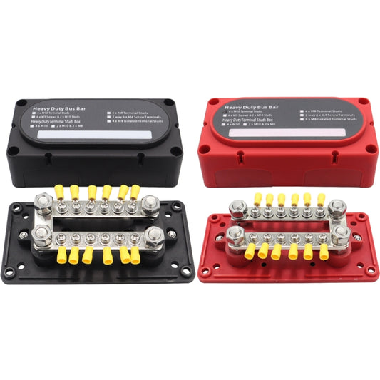 CP-3160 1 Pair 300A 12-48V RV Yacht Modified Double Row 12-way M6 Terminal Busbar with 24pcs Terminals - Booster Cable & Clip by PMC Jewellery | Online Shopping South Africa | PMC Jewellery | Buy Now Pay Later Mobicred