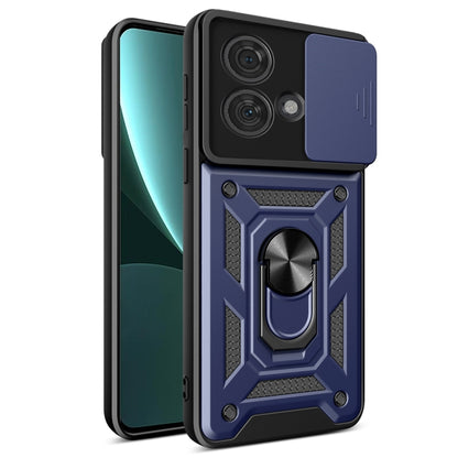 For Motorola Edge 40 Neo 5G Sliding Camera Cover Design TPU Hybrid PC Phone Case(Blue) - Motorola Cases by PMC Jewellery | Online Shopping South Africa | PMC Jewellery | Buy Now Pay Later Mobicred