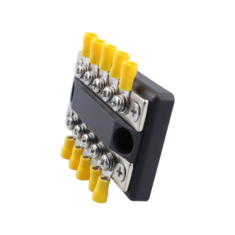 CP-4002 100A 48V RV Yacht Modified Double Row 5-way Busbar with 10pcs Terminals - Booster Cable & Clip by PMC Jewellery | Online Shopping South Africa | PMC Jewellery | Buy Now Pay Later Mobicred