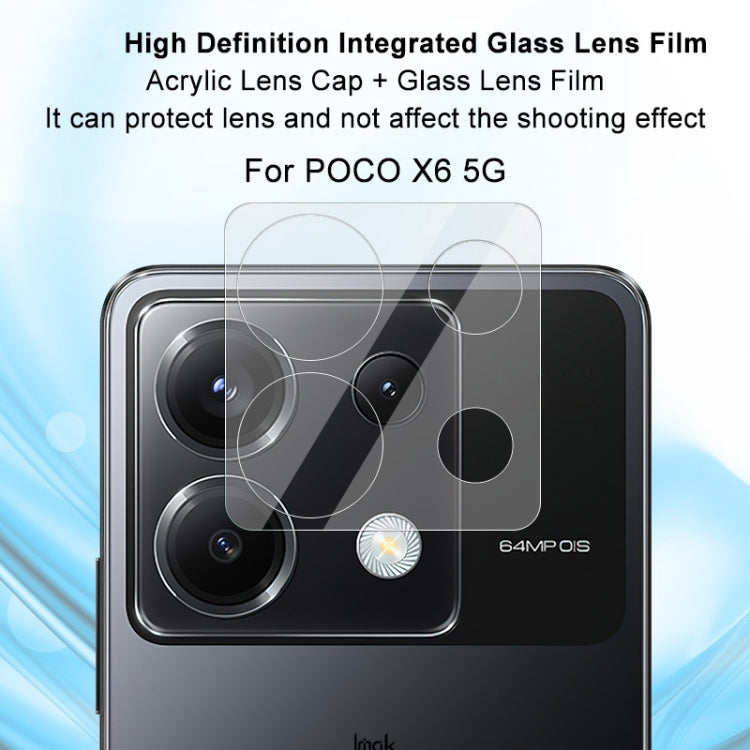 For Xiaomi Poco X6 5G imak High Definition Integrated Glass Lens Film - For Xiaomi by imak | Online Shopping South Africa | PMC Jewellery | Buy Now Pay Later Mobicred