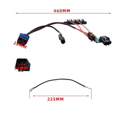 For Honda CP-4052 XTC Power Products Keyed Busbar Accessory Out 35A Wiring Harness Car Parts - Booster Cable & Clip by PMC Jewellery | Online Shopping South Africa | PMC Jewellery | Buy Now Pay Later Mobicred