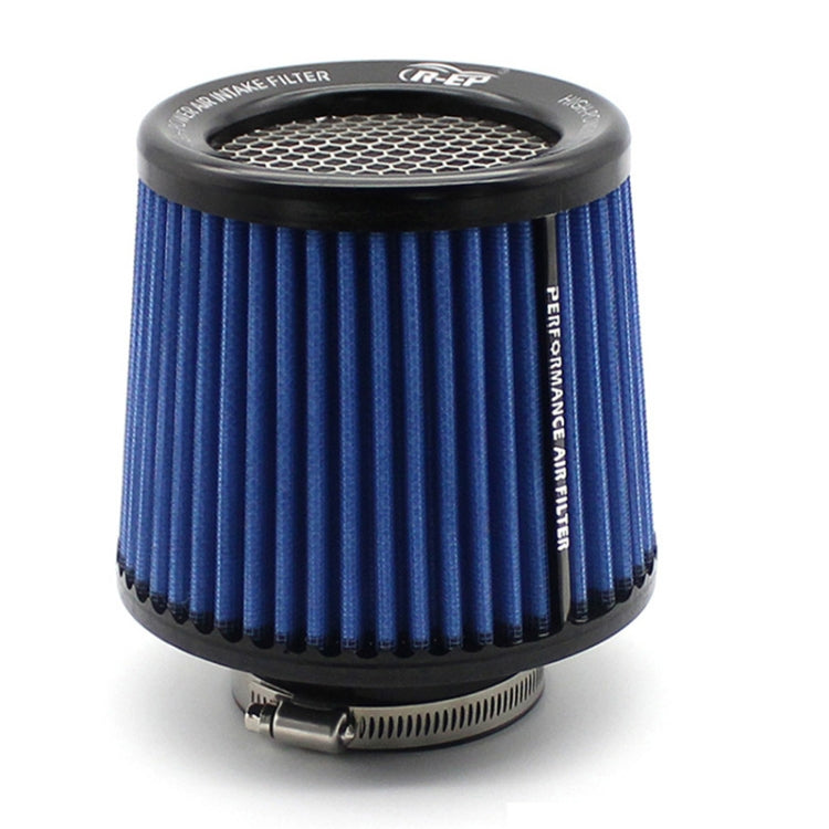 XH-UN077-079 Car High Flow Cold Cone Engine Air Intake Filter, Size:76mm(Blue) - Air Intake System by PMC TechLife | Online Shopping South Africa | PMC TechLife | Buy Now Pay Later Mobicred