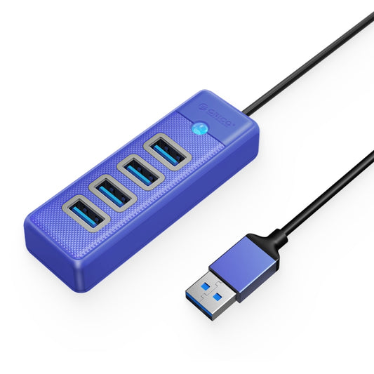 ORICO PW4U-C3 4 in 1 USB to USB Multifunctional Docking Station HUB Adapter (Blue) - USB HUB by ORICO | Online Shopping South Africa | PMC Jewellery | Buy Now Pay Later Mobicred