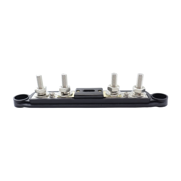 CP-4124-01 RV Yacht M8 Single Row 4-way Power Distribution Block Busbar with Cover with 300A Fuse - Booster Cable & Clip by PMC Jewellery | Online Shopping South Africa | PMC Jewellery | Buy Now Pay Later Mobicred