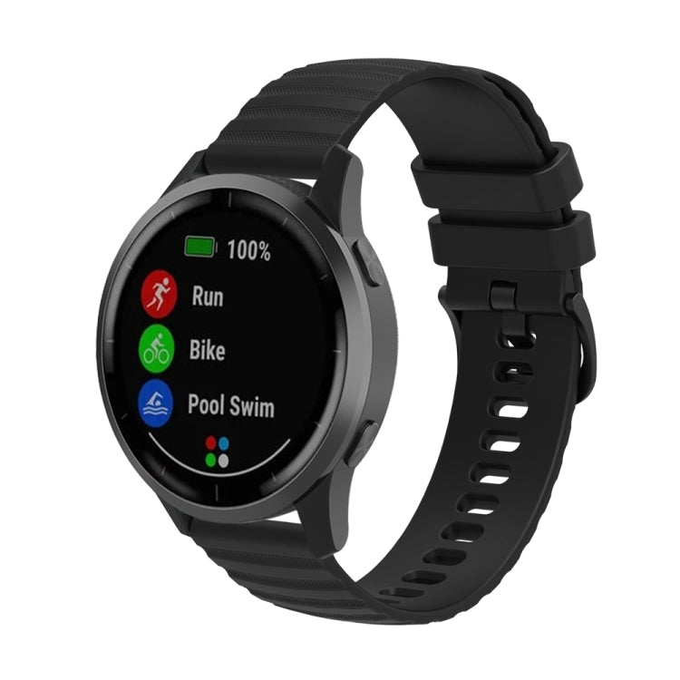 For Huawei Watch 4 / 4 Pro Wavy Dot Pattern Solid Color Silicone Watch Band(Black) - free shipping - PMC TechLife - Order now!