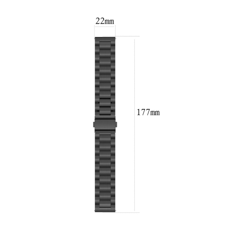 For Huawei Watch 4 / 4 Pro Three Bead Stainless Steel Watch Band(Silver) - free shipping - PMC TechLife - Order now!