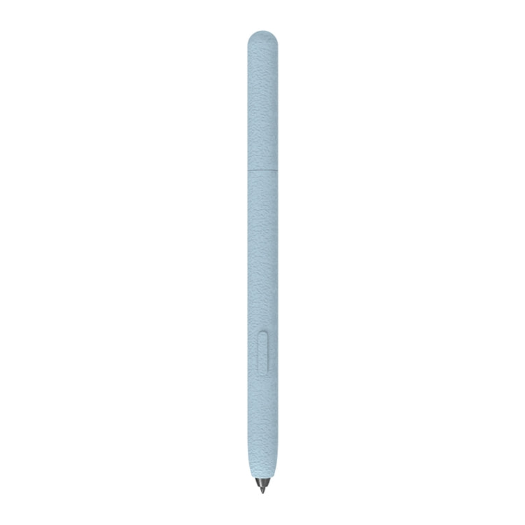 For Samsung Galaxy Tab S6 Lite LOVE MEI Frosted Leather Texture Silicone Protective Pen Case(Blue) - Pencil Accessories by LOVE MEI | Online Shopping South Africa | PMC Jewellery