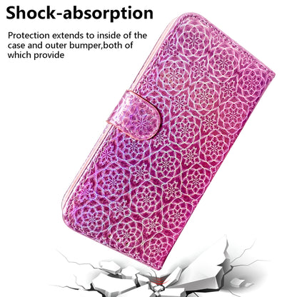 For Motorola Moto G Play 4G 2024 Colorful Magnetic Buckle Leather Phone Case(Pink) - Motorola Cases by PMC Jewellery | Online Shopping South Africa | PMC Jewellery | Buy Now Pay Later Mobicred