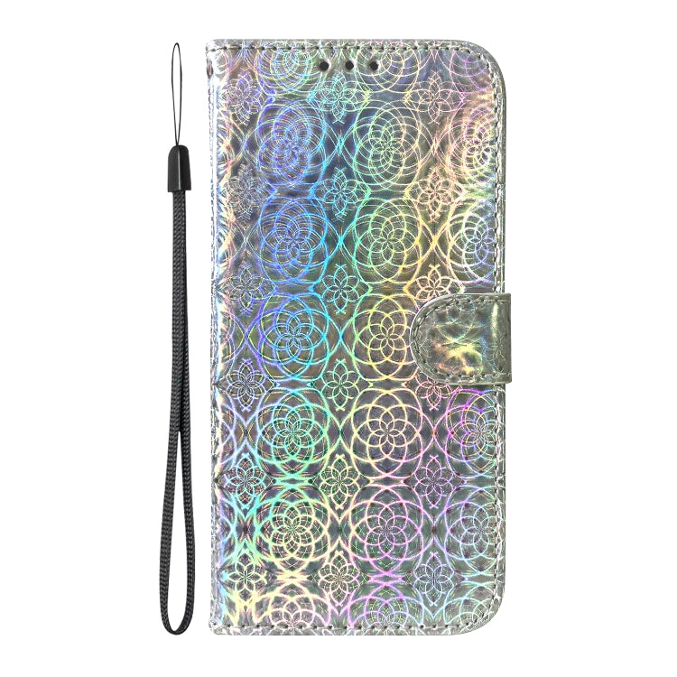 For Motorola Moto G Power 5G 2024 Colorful Magnetic Buckle Leather Phone Case(Silver) - Motorola Cases by PMC Jewellery | Online Shopping South Africa | PMC Jewellery | Buy Now Pay Later Mobicred