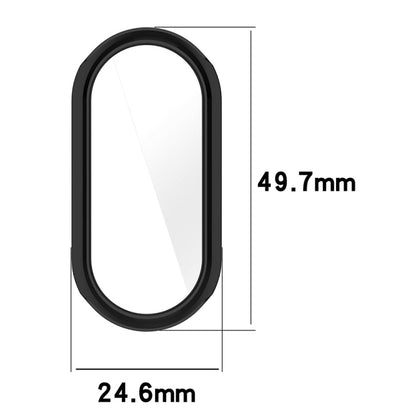 For Xiaomi Mi Band 8 Full Coverage TPU Electroplating Watch Protective Case(Black) - Watch Cases by PMC Jewellery | Online Shopping South Africa | PMC Jewellery