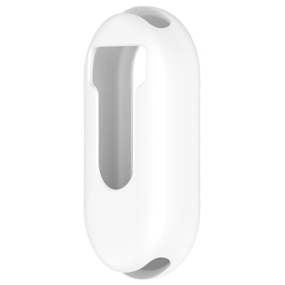 For Xiaomi Mi Band 8 Pure Color Silicone Watch Protective Case(White) - Watch Cases by PMC Jewellery | Online Shopping South Africa | PMC Jewellery